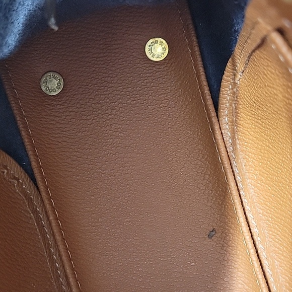 Vintage Dooney & Bourke Black and Brown Leather Crossbody Bag - Picture 12 of 13